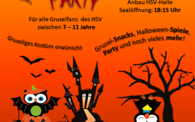 HSV Jugendvorstand: Halloweenparty für junge Gruselfans findet wieder statt